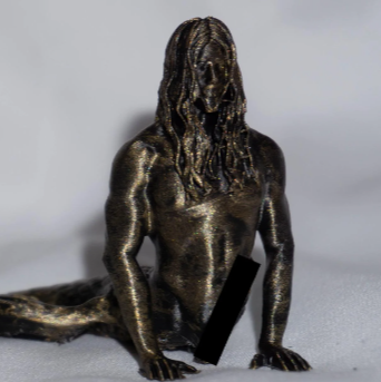 Male, Ocean Kissed - Sculpture, Statue, and Tabletop Decoration Options Available