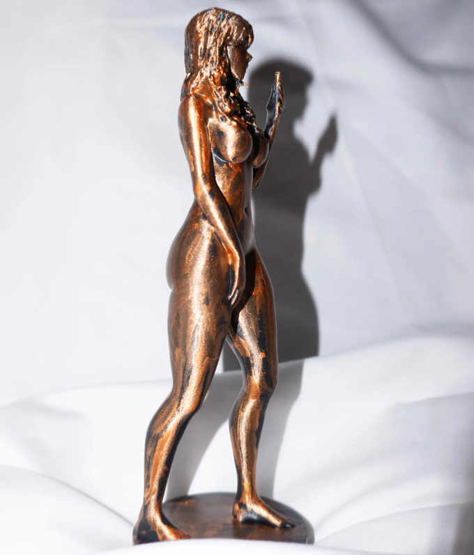 Female, Selfie - Sculpture and Tabletop Decoration Statue