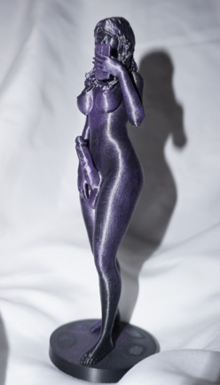 Androgynous, Selfie - Sculpture and Tabletop Decoration Statue Transgender