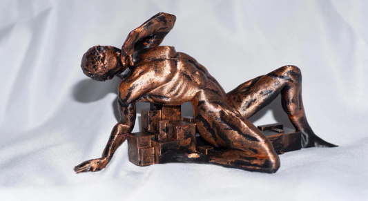 Male, Blind - Sculpture and Tabletop Decoration Statue