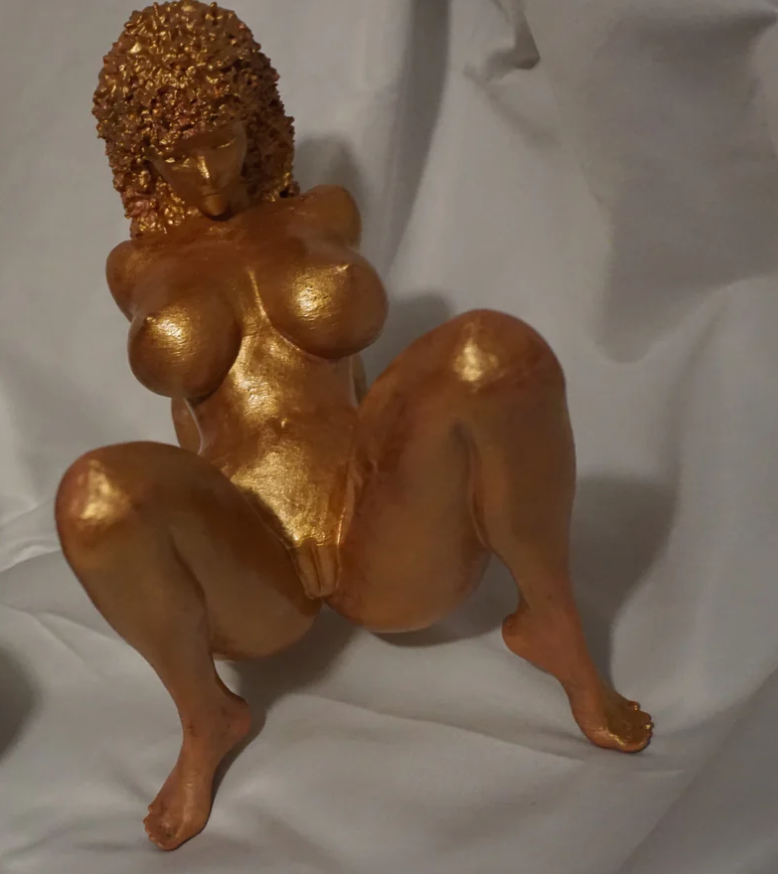 Androgynous, transgender, the 80s - Sculpture and Tabletop Decoration Statue