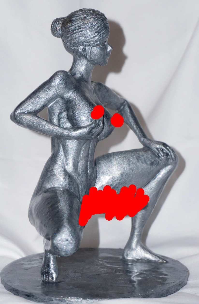 Trans presentation Erotic sculpture and figurine