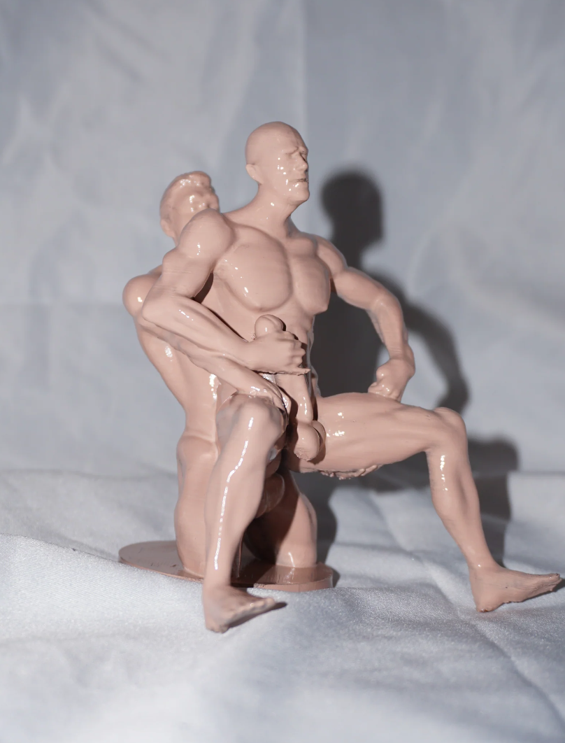 The lift gay sculpture and figurine