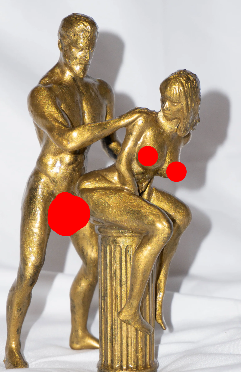 Sensual Harmony Art piece erotic sculpture