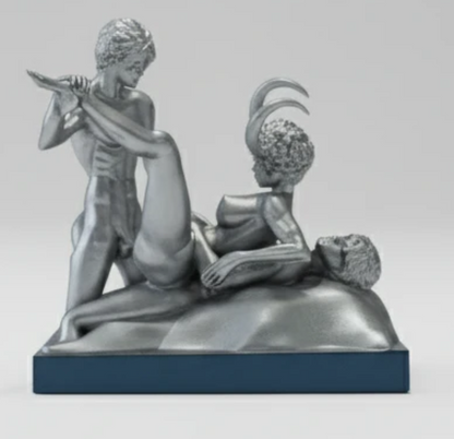 Demonic Oppression Art piece Sculpture