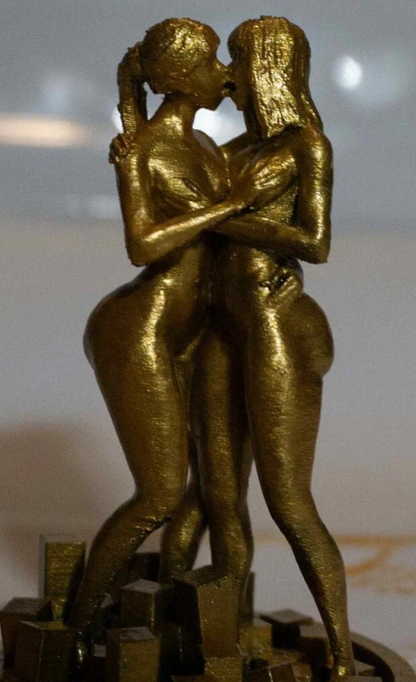 Lesbian Sensuality Art Figurine and sculpture