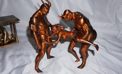 Demonic Temptation Erotic Sculpture and figurine