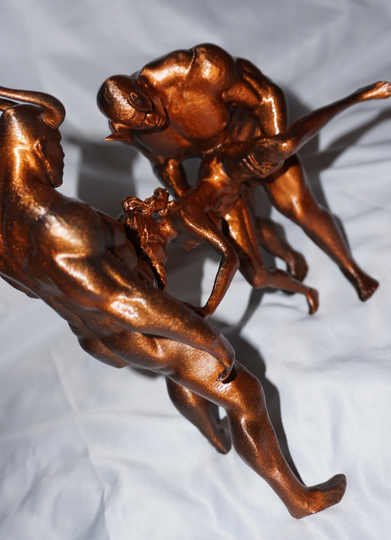 Demonic Temptation Erotic Sculpture and figurine