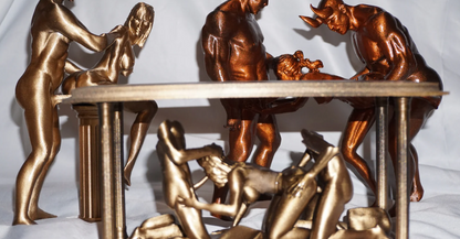 Demonic Temptation Erotic Sculpture and figurine