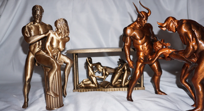 Demonic Temptation Erotic Sculpture and figurine