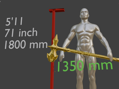 Glass Warhammer Replica