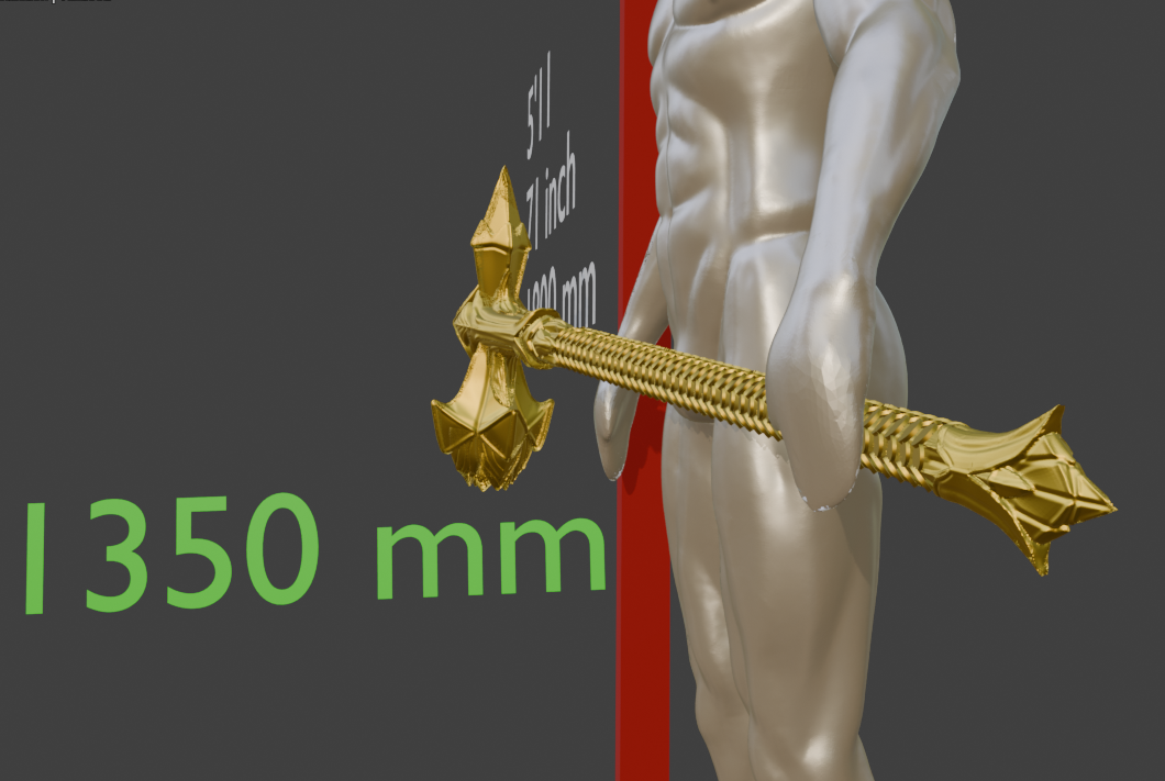 Glass Warhammer Replica