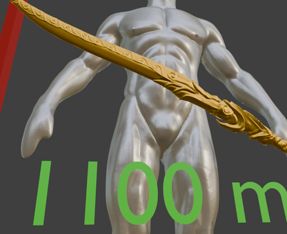 Ebony Short Sword Replica