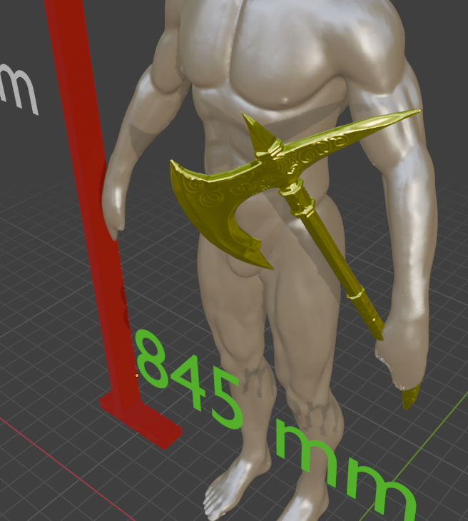 Ebony War Axe Replica