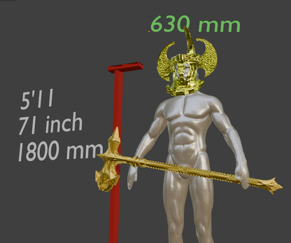 Crucible Axe Helmet Replica