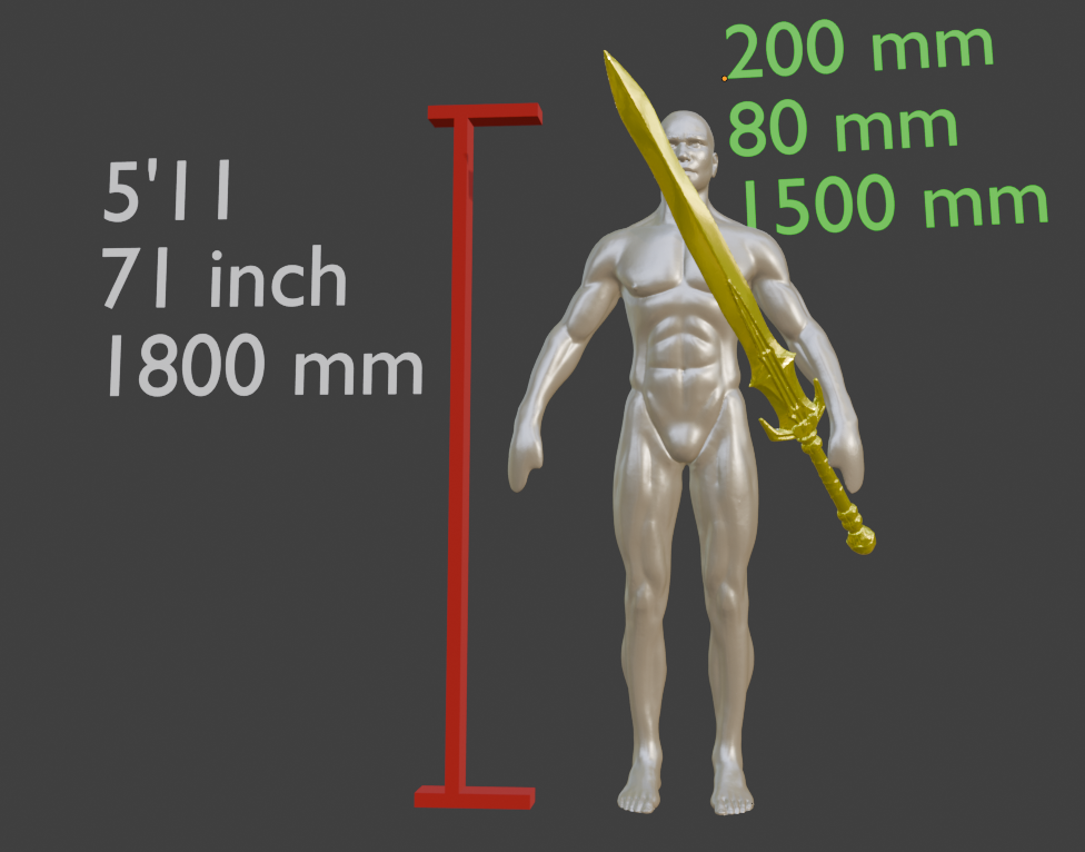 Mini Stalhrim Great Sword Non functional Durable Plastic Replica Cosplay Piece