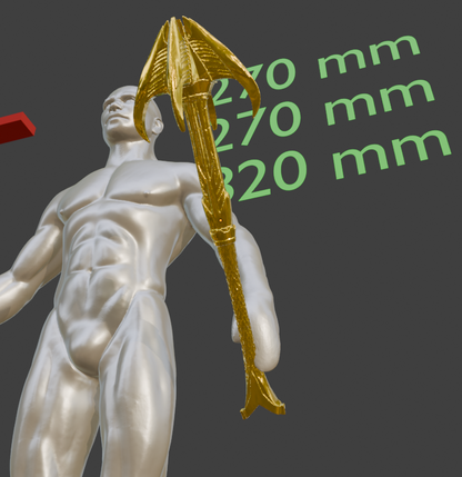 Mini Elven Mace Non functional Durable Plastic Replica Cosplay Piece