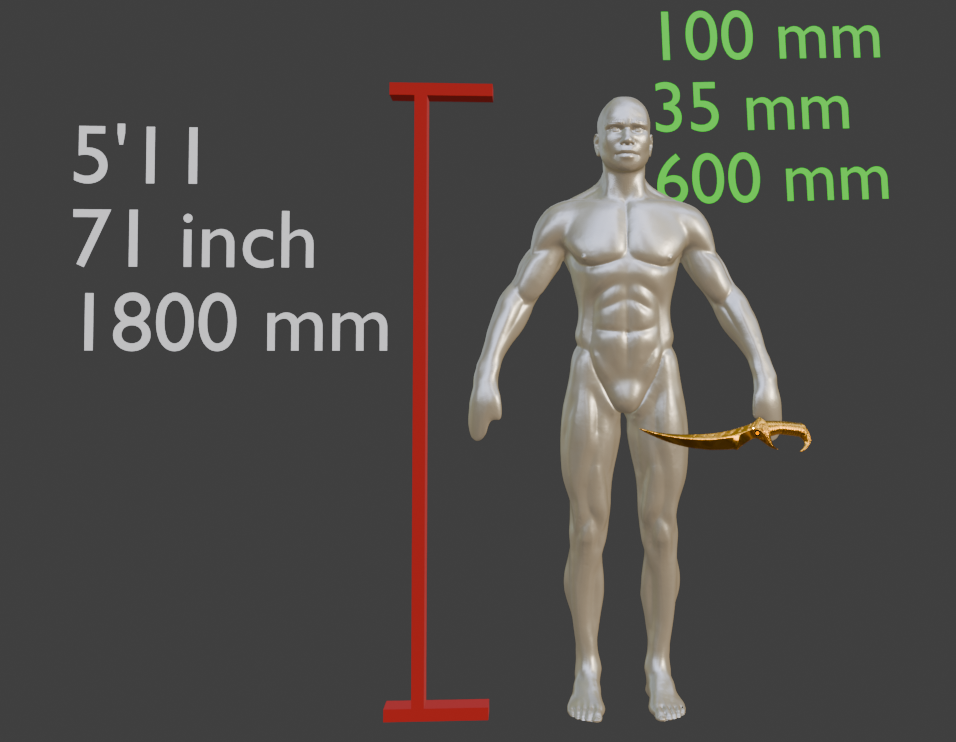 Mini Blade of Woe Non functional Durable Plastic Replica Cosplay Piece
