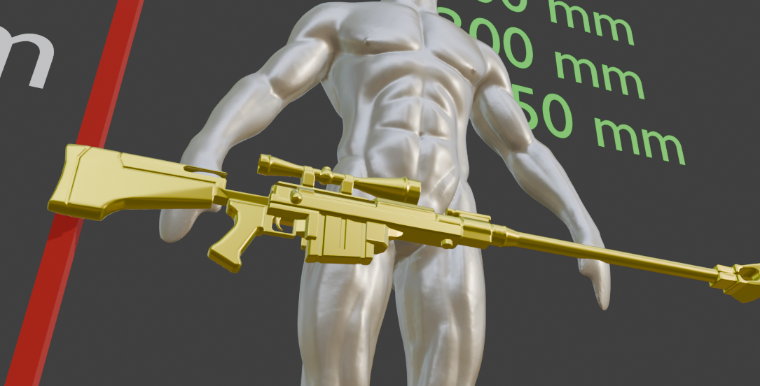 Mini REPLICA Anti Materiel Sniper Rifle From Realistic Size  | Fallout New Vegas