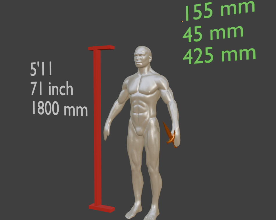 Mehrunes Razor Replica, Mini Miniature Format