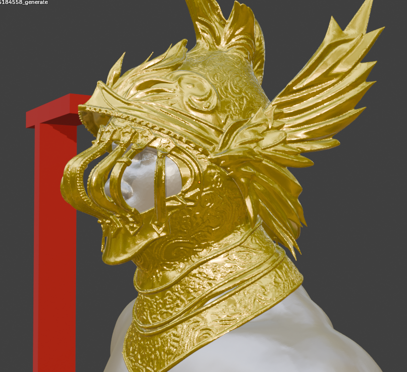 Cleanrot Knight Helm Replica, Miniature Format, 1:2 to 1:16 Scales