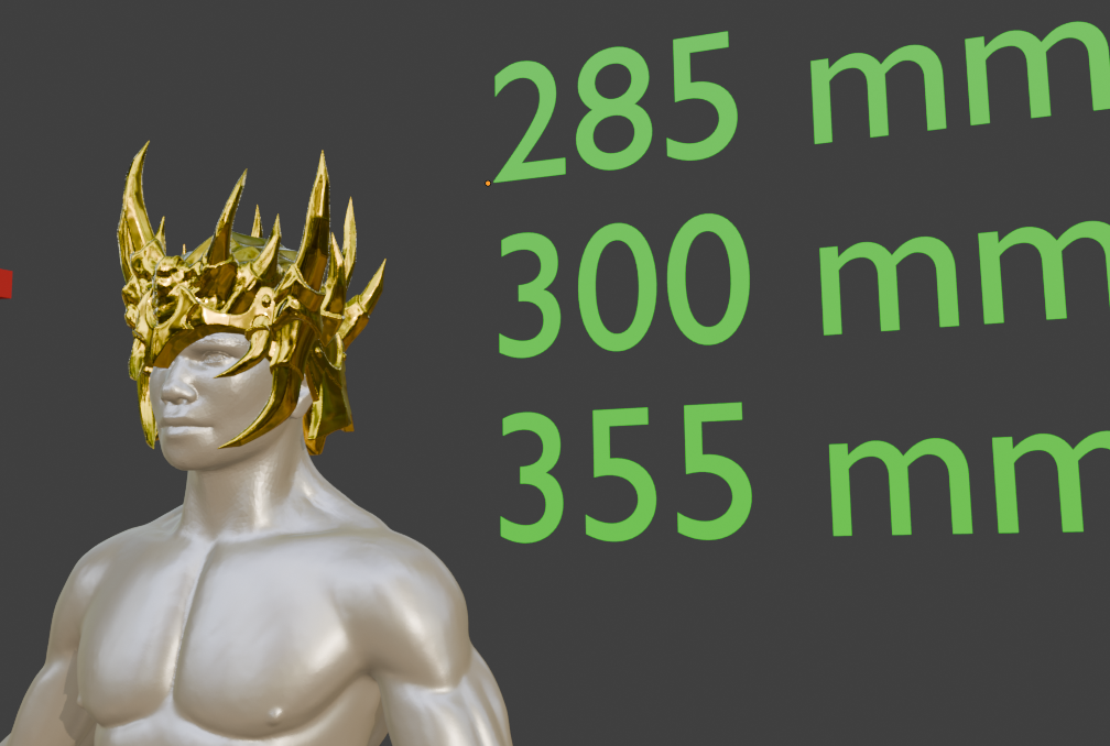 Miniature Crown Sculpture, Jagged Nord Miniature Format