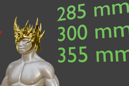 Miniature Crown Sculpture, Jagged Nord Miniature Format