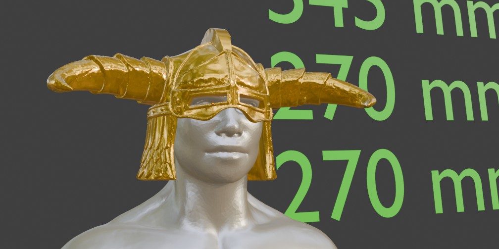Stalhrim Helmet Replica, Nord Miniature Format, ABS Resin