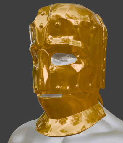 Mini Prisoner's Cast iron helmet Miniature Format