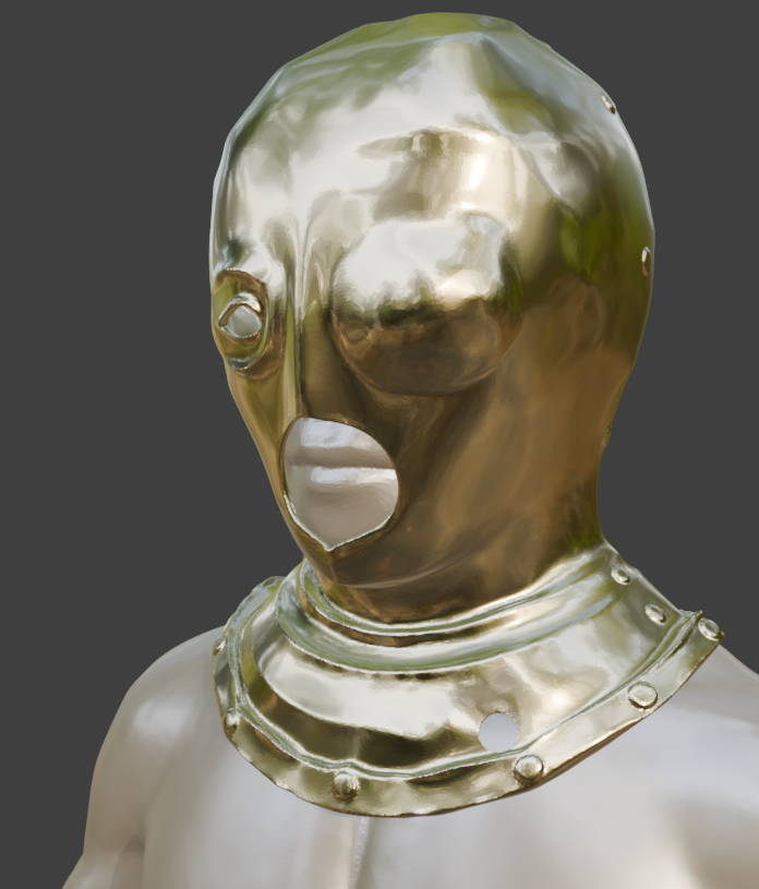 Mini Prisoner's helmet Miniature Format