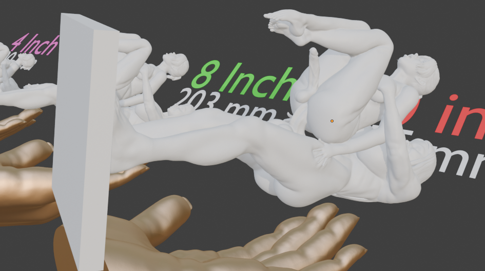 Transgender "The sensual lift" Erotic Art Sculpture and figurine