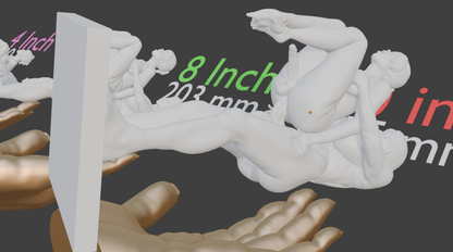 Transgender "The sensual lift" Erotic Art Sculpture and figurine