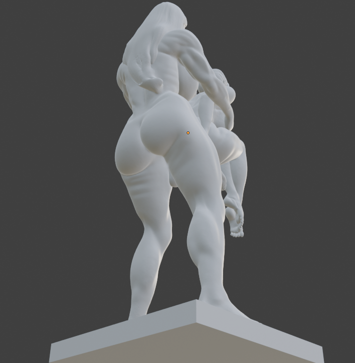 Transgender "The sensual lift" Erotic Art Sculpture and figurine