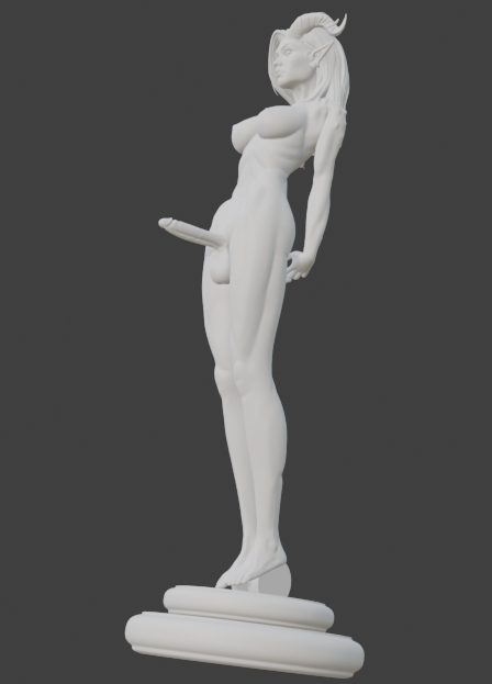 Transgender "Cambion" Erotic Art Sculpture and figurine