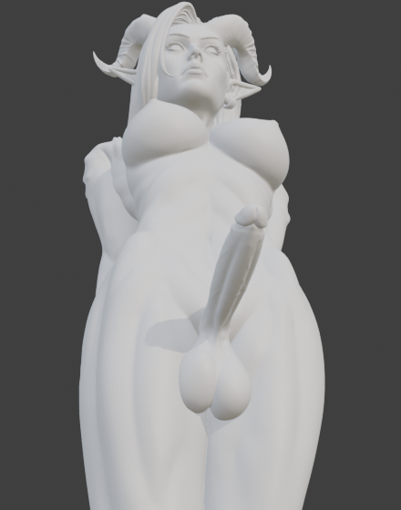 Transgender "Cambion" Erotic Art Sculpture and figurine