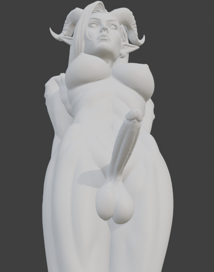 Transgender "Cambion" Erotic Art Sculpture and figurine