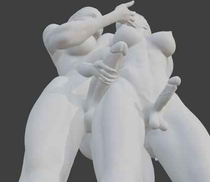 Transgender "Her Mistress" Erotic Art Sculpture and figurine