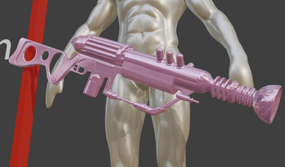 Mini REPLICA LAER RIfle Realistic Size  | Fallout New Vegas Laser Assisted Electrical Rifle Miniature Format