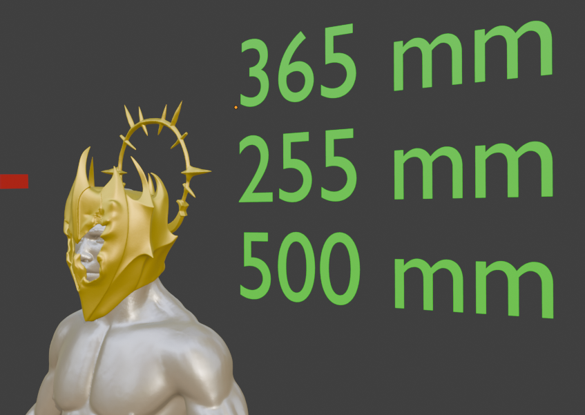 Mini Grymforge Helm Replica Miniature Format