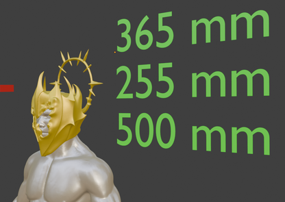 Mini Grymforge Helm Replica Miniature Format