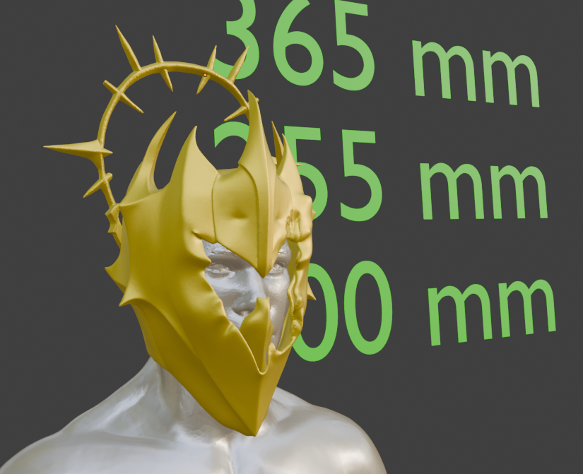Mini Grymforge Helm Replica Miniature Format