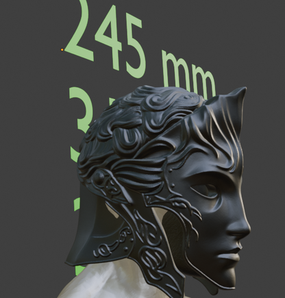 Mini Twinned Helm Replica Miniature Format