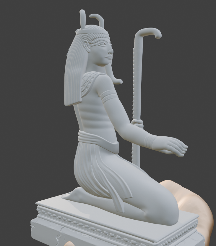 Nun Statue | Egyptian Primordial God Sculpture | God of the Primordial Waters | Ancient Egypt Creation Deity Figurine | Egyptian Mythology Decor