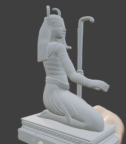 Nun Statue | Egyptian Primordial God Sculpture | God of the Primordial Waters | Ancient Egypt Creation Deity Figurine | Egyptian Mythology Decor