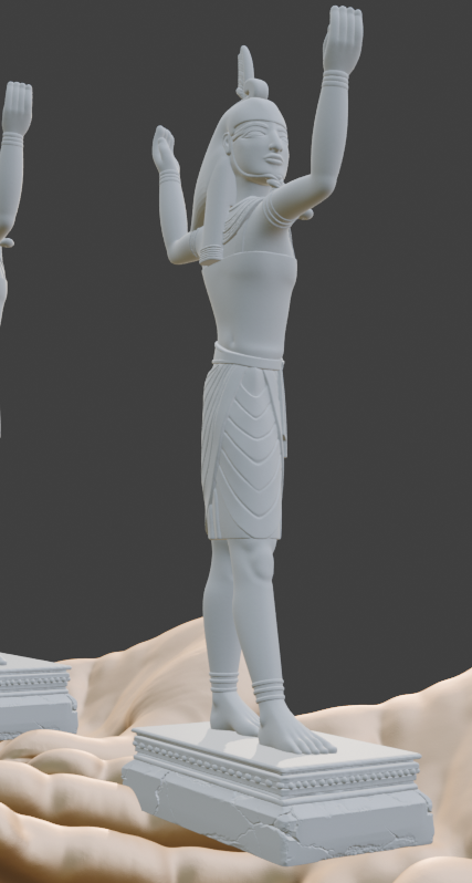 Shu Statue | Egyptian God of Air & Wind Sculpture | Ancient Egypt Deity Figurine | God of the Atmosphere | Egyptian Mythology Decor