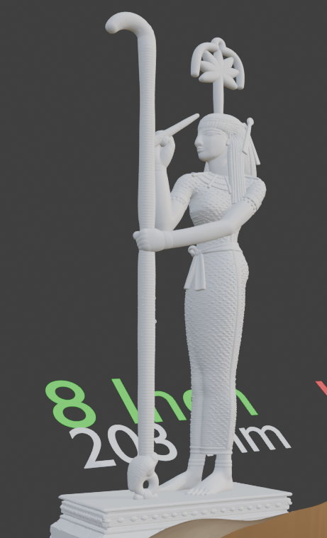 Seshat Statue | Egyptian Goddess of Wisdom & Writing Sculpture | Ancient Egypt Goddess of Knowledge, Records & Architecture | Egyptian Mythology Decor