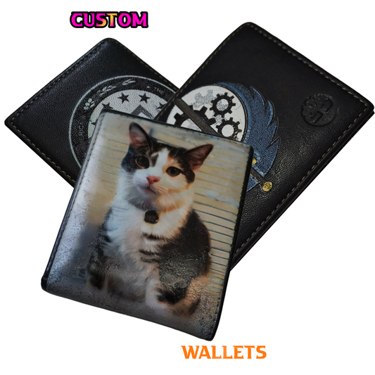 Personalized Leather Wallet | Custom Photo Wallet | Custom Full Color Wallet | Engraved Leather Wallet | Custom Name Wallet | Anniversary Gift for Him