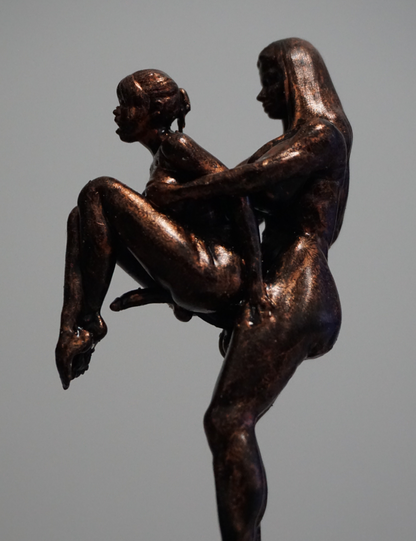 Transgender "The sensual lift" Erotic Art Sculpture and figurine