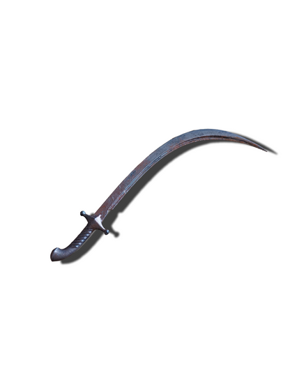 Curved Sword Miniature, Mini Bandit's Format, ABS Resin, Tabletop Display