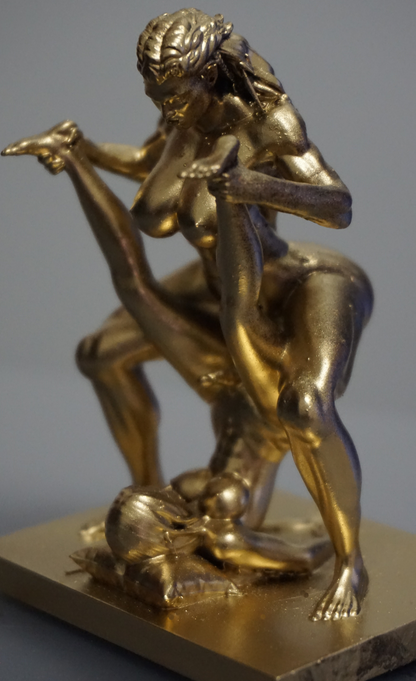 Transgender "Orc and her mistress" Erotic Art Sculpture and figurine